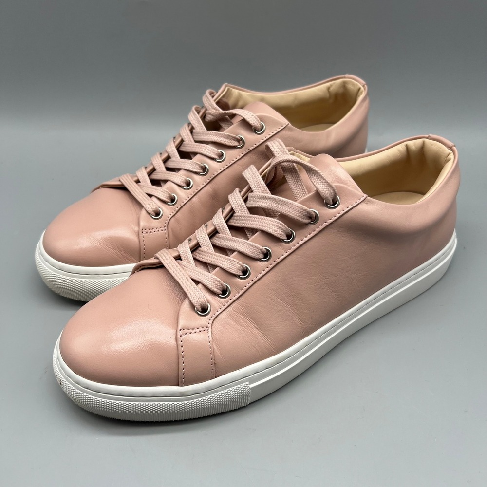 Thursday Boot Co Premier Low Top Sneakers Womens Size 9 Pink Leather Lace Up EUC